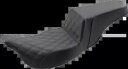 Saddlemen ブラック ステップアップ エクステンデッド リーチ シート 2008-2023 ハーレー ツーリング FLHX 用 Saddlemen Black Step-Up Extended Reach Seat for 2008-2023 Harley Touring FLHX