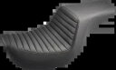 Saddlemen ステップアップ タックアンドロール ジェル ブラック シート 2004-2005 ハーレー ダイナ スーパー グライド Saddlemen Step-Up Tuck-n-Roll Gel Black Seat 2004-2005 Harley Dyna Super Glide
