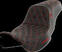 Saddlemen SDC プロシリーズ レッド ラティス ジェルコア シート 2008-2024 ハーレー ツーリングに適合 Saddlemen SDC Pr...