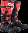 Alpinestars Tech 5 メンズ ブラック レッド オートバイ ライディング ダート バイク レーシング ブーツ MX Alpinestars Te...