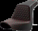 Saddlemen ステップアップ レッドハニカムゲルシート 2018-2024 ハーレー ソフテイル FXLR FLSB に適合 Saddlemen Step Up Red Honeycomb Gel Seat fits 2018-2024 Harley Softail FXLR FLSB
