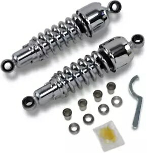 Drag Specialty クローム 13 インチ リアショックは、1979 〜 2003 年のハーレー スポーツスター XLH XLC に適合します。 Drag Specialties Chrome 13" Rear Shocks fits 1979-2003 Harley Sportster XLH XLC