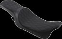 Drag Specialtys プレデター ソーラー レザー ダイヤモンド シート 2008-23 ハーレー ツーリングに適合 Drag Specialties Predator Solar Leather Diamond Seat fits 2008-23 Harley Touring