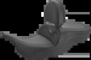 Saddlemen ロードソファ カーボンファイバーシート 背もたれ付き 1997-2007 ハーレーツーリング用 Saddlemen Roadsofa Carbon Fiber Seat with Backrest for 1997-2007 Harley Touring