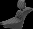 Saddlemen ステップアップ ラティス ゲル シート & バックレスト 2018-2023 ハーレー ソフテイル FXST 用 Saddlemen Step Up Lattice Gel Seat & Backrest for 2018-2023 Harley Softail FXST