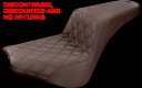 Saddlemen ステップアップ ダークブラウン格子ステッチシート 2018-2021 ハーレーブレイクアウト用 Saddlemen Step-Up Dark Brown Lattice Stitch Seat for 2018-2021 Harley Breakout