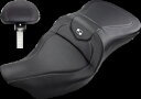 Saddlemen カーボンファイバー ロードソファ ゲル シート & バックレスト 2008-2023 ハーレー ツーリング Saddlemen Carbon Fiber Road Sofa Gel Seat & Backrest 2008-2023 Harley Touring