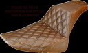 Saddlemen ダークブラウン ステップアップ ジェル シート 2011-17 ハーレー ソフテイル ブラックライン スリム FLS Saddlemen Dark Brown Step-Up Gel Seat 2011-17 Harley Softail Blackline Slim FLS