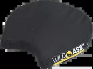 Wild Ass ブラック イエロー クラシック スマート エア ユニバーサル オートバイ シート クッション ハ..