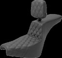 Saddlemen ステップアップ ラティス ジェル シート & バックレスト 2018-2023 ハーレー ソフテイル FXBB 用 Saddlemen Step Up Lattice Gel Seat & Backrest for 2018-2023 Harley Softail FXBB