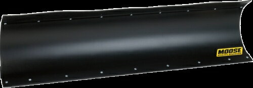 Moose Black ATV UTV フロント 72 インチ スチール ストレート 標準除雪機ブレード & フラップ Moose B..
