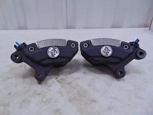 ハーレーダビッドソン ストック ブラック 08-22 FLH、FLT フロント左右キャリパー Harley Davidson Stock Black 08-22 FLH, FLT Front Left and Right Calipers