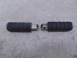 ホンダ CT90 トレイル、X250、XL350、GL1000 ピリオン フットレスト バー ゴムカバー付き Honda CT90 Trail, X250, XL350, GL1000 Pillion Footrest Bars with Rubber Covers