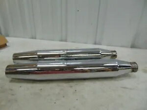 ハーレーダビッドソン ストック クローム マフラー 01-06 FXD P/N 64941-01 Harley Davidson Stock Chrome Mufflers 01-06 FXD P/N 64941-01