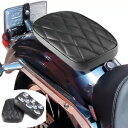 後部助手席ピリオンパッド 8 サクション ハーレー ダイナ XL スポーツスター カスタム用 Rear Passenger Seat Pillion Pad 8 Suction for Harley Dyna XL Sportster Custom(2)