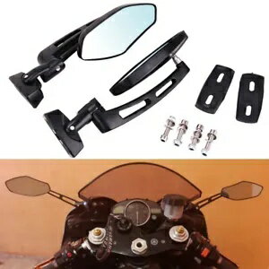 ブラックオートバイバックミラーヤマハ YZF R6 スズキ GSXR 600 750 1000 Black Motorcycle Rearview Mirrors Fit For Yamaha YZF R6 Suzuki GSXR 600 750 1000