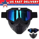 モジュラーモトクロスフェイスマスクゴーグルオートバイ ATV BMX オフロード眼鏡メガネ Modular Motocross Face Mask Goggles Motorcycle ATV BMX Off-Road Eyewear Glasses