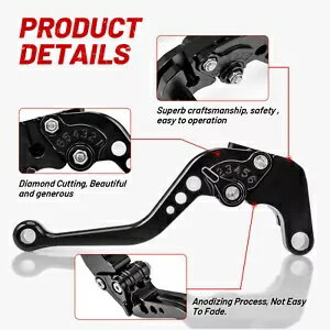 ヤマハ YZF R6 R1 R3 R15 V3 R125 R1M CNC ブレーキクラッチレバーハンドルバー黒 For Yamaha YZF R6 R1 R3 R15 V3 R125 R1M CNC Brake Clutch Levers Handlebar Black