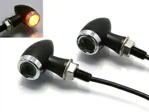 ハーレーダビッドソン スポーツスター用 LED インジケーター 高品質マットブラック & クローム LED Indicators for Harley Davidson Sportster High Quality Matt Black & Chrome