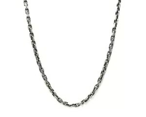 󥺤֤ù󥰥С󥫡󥭡ͥå쥹 - 51CM Mens Oxidised Sterling Silver Anchor Style Chunky Necklace - 51CM