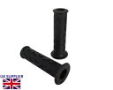 オートバイハンドグリップ ブラック ソフト ジェル ラバー 22mm 7/8インチ ハンドルバー用 ペア Motorcycle Hand Grips Black Soft Gel Rubber for 22mm 7/8" INCH Handlebars PAIR