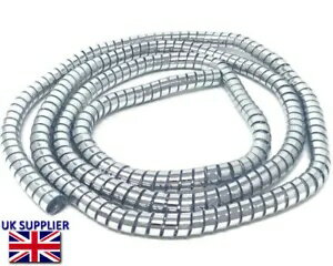 バイククロームケーブルカバー 10mm x 1.5m ホンダ VT VTX 125 600 750 1300 1800用 Motorbike Chrome Cable Cover 10mm x 1.5m for Honda VT VTX 125 600 750 1300 1800