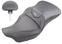 SADDLEMEN 0801-1203 808-07B-185TBR Roadsofa? トライク シート - カーボンファイバー - Ba 付き SADDLE...