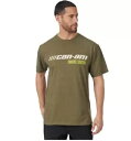 新品 Can-Am シグネチャー メンズ T シャツ - アーミーグリーン - S - 4546400477 New Can-Am Signature Men'...