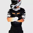 新品 - フォックス レーシング 180 フローラ ジャージ - ブラック - ラージサイズ - 31276-001-L NEW - FOX RACING 18...