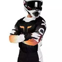 新しい Fox Racing 180 Flora ジャージ - ブラック - M New Fox Racing 180 Flora Jersey - Black...