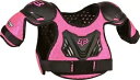 FOX Racing ユース ピーウィー タイタン モトクロス ルースト ディフレクター、ブラック/ピンク、M/L FOX RACING Youth Peewee Titan Motocross Roost Deflector, Black/Pink, M/L