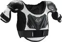 FOX Racing ユース ピーウィー タイタン モトクロス ルースト ディフレクター、ブラック/シルバー、S/M FOX RACING YOUTH PEEWEE TITAN MOTOCROSS ROOST DEFLECTOR, Black/Silver, S/M