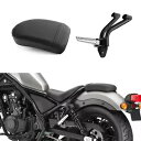 後部助手席&フットペグ ホンダレベル CMX300 CMX500 2017-2024 ブラックに適合 Rear Passenger Seat & Footpeg...
