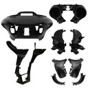 フロントフェアリングエアダクトグローブボックススピーカースポイラーハーレーロードグライド 17-24 に適合 Front Fairing Air Duct Glove Box Speaker Spoiler Fit For Harley Road Glide 17-24