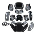 フェアリング ハーレーロードグライド限定 15+ ガントレットグレーメタリック/ビビッドブラックに適合 Fairing Fit For Harley Road ...