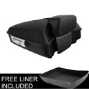 マットブラックチョップトランクバックレストパッドハーレーツアーパックツーリング14-24 23に適合 Matte Black Chopped Trunk Backrest Pad Fit For Harley Tour Pak Touring 14-24 23