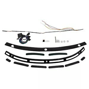 LED フロントガラストリムターンシグナルハーレーエレクトラストリートグライド 2014-2024 に適合 LED Windshield Trim Turn Signals Fit For Harley Electra Street Glide 2014-2024