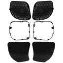 マットフェアリンググローブボックスドアスピーカーグリルハーレーロードグライド 15-24 20 に適合 Matte Fairing Glove Box Doors Speaker Grilles Fit For Harley Road Glide 15-24 20