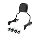 ブラック シーシーバー バックレスト & ドッキング キット ハーレー ソフテイル ファットボーイ FLFB 18-23 に適合 Black Sissy Bar Backrest & Docking Kit Fit For Harley Softail Fat Boy FLFB 18-23