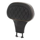 ブラックライダードライバーバックレスト ハーレーツーリングロードエレクトラグライド 2009-2023 に適合 Black Rider Driver Backrest Fit For Harley Touring Road Electra Glide 2009-2023