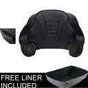 ブラックキング トランク ラッチ バックレスト スピーカー ハーレー ツアー パック ツーリング 2014-23 に適合 Black King Trunk Latch Backrest Speakers Fit For Harley Tour Pak Touring 2014-23