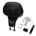 ブラック ドライバー バックレスト パッド マウント キット ハーレー ツーリング ストリート グライド 09-23 22 に適合 Black Driver Backrest Pad Mount Kit Fit For Harley Touring Street Glide 09-23 22