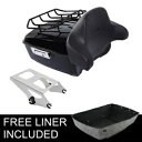 キングパック トランク バックレスト ラック マウント ハーレー ツアー パック ストリート グライド 2014-23 に適合 King Pack Trunk Backrest Rack Mount Fit For Harley Tour Pak Street Glide 2014-23