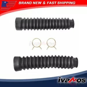 ホンダ ATC ビッグレッド 250ES 85 86 87 フロントフォークショックブーツ用 - ブラック For HONDA ATC..