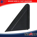 グランドキャラバン 08-20 ミラーフラッグアップリケプラスチック右側ブラックトリム用 For Grand Caravan 08-20 Mirror Flag Applique Plastic Right Side Black Trim(2)