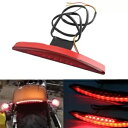 リアフェンダーチップブレーキテールライトレッドハーレーブレイクアウトハードキャンディカスタムFXSB用 Rear Fender Tip Brake Tail L...