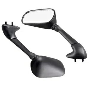 バックミラーサイドミラーヤマハ YZF R6 2001-2003 オートバイ黒 1 ペア Rearview Mirror Side Mirror For Yamaha YZF R6 2001-2003 Motorcycle Black 1Pair