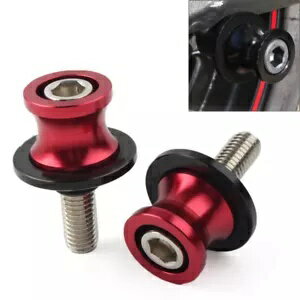 オートバイ赤いスイングアームスプールスライダースタンドネジ 10 ミリメートルカワサキ ZX6R 98-11 Motorcycle Red Swingarm Spools Slider Stand Screws 10MM For KAWASAKI ZX6R 98-11