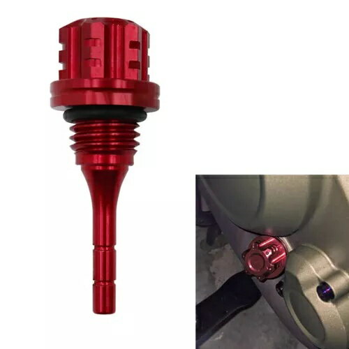 ѡ WORLDҸˤ㤨֥󥸥 󥯥  ǥåץƥå ץ饰  ٥  å GY6 BWS 125CC Engine Crankcase Oil Dipstick Plug Oil Level Gauge Red For GY6 BWS 125CCפβǤʤ48,400ߤˤʤޤ