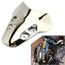 オートバイフロントガラスウインドディフレクターフロントガラスヤマハ MT07 2021-2022 シルバー Motorcycle Windshield Wind Deflector Windscreen For Yamaha MT07 2021-2022 Silver(2)